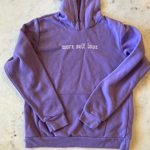 Pastel purple oversized hoodie